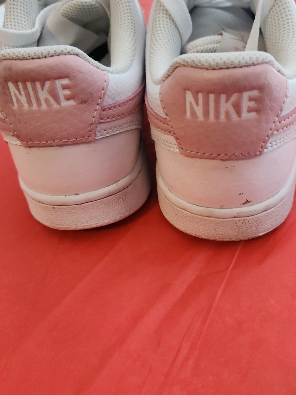 Nike Court Vision Low Sneakers Women’s Size 6.0 White Pink Casual Trendy - Picture 5 of 13